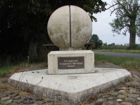 Greenwich Meridian Marker; England; Cambridgeshire; Orwell